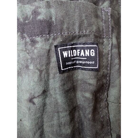 WILDFANG Green/Black The Essential High Waisted Coveralls Jumpsuit Size 2X - Picture 3 of 12
